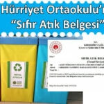 Mucur’da Bir Ortaokula “Sıfır Atık Belgesi” Layık Görüldü