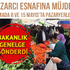 Pazarcı Esnafına Müjde…