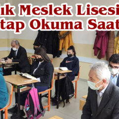 Sağlık Meslek Lisesinde Kitap Okuma Saati!