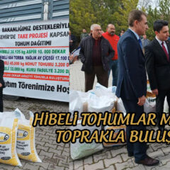 HİBELİ TOHUMLAR MUCUR’DA TOPRAKLA BULUŞUYOR