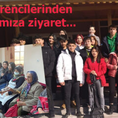 Lise Öğrencilerinden yaşlılarımıza ziyaret…